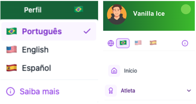 Trocar o Idioma